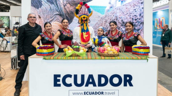 Stand de Ecuador en la Fitur Madrid 2023. 